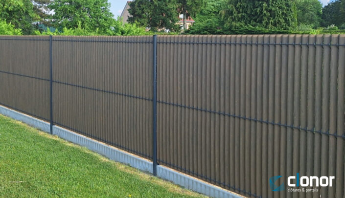 Clôture Cloplus 20 avec occultation Clonor ZEPH